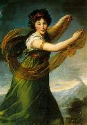 elisabeth vigee-lebrun Portrait of Pelagie Sapiezyna nee Potocka. oil painting artist